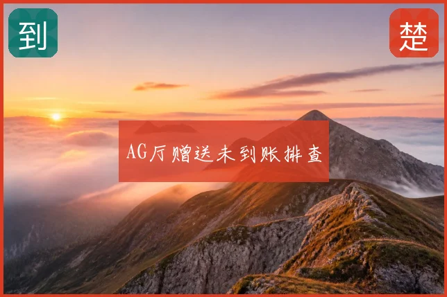 AG厅赠送未到账排查